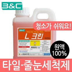 (태영바이오켐) L크린 1L 화장실 타일메지 줄눈세척제, 1개