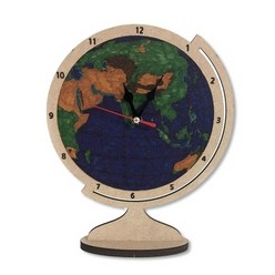 나무조립키트-지구본 시계 만들기 RS1, 상세페이지 참조