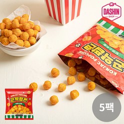 [다신샵] 93kcal 곤약팝콘 핫앤스위트맛 / NO밀가루 식단간식, 25g, 5팩