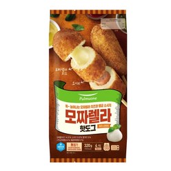[풀무원] 모짜렐라 치즈 핫도그 (320g 개별포장), 1개, 320g