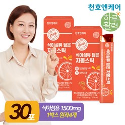 [천호엔케어] 식이섬유 담은 자몽 젤리 스틱 20g 15포 1박스, 2개, 300g