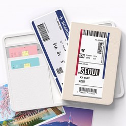 해킹방지 여권케이스 지갑 파우치 개인정보 유출 방지 전자파 차단필름 안티스키밍 RFID 차단 사피아노