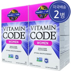 가든오브라이프 비타민코드 여성 멀티비타민 240정 2병, 2개