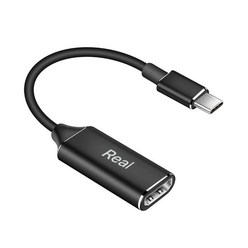USB3.1 C타입 to HDMI 변환 컨버터 4K 블랙, C to HDMI 컨버터 블랙