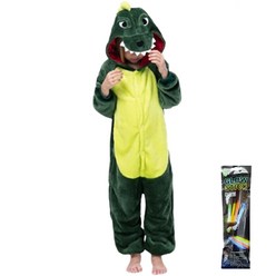 유니엔젤 공룡 동물잠옷 + 야광봉 세트