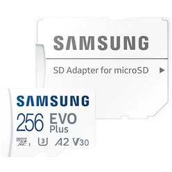 삼성전자 MicroSDXC EVO PLUS 2021 Class10 UHS-I U3 256GB 메모리카드 (어댑터포함)