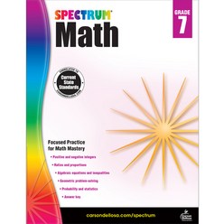 Spectrum Math Grade 7, CARSONDELLOSA