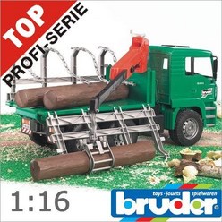 [브루더 장난감] bruder 블루더 프로 시리즈 02769 MAN 팀버트럭 목재운반차