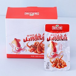 양념오징어 향라맛 14g 20개입 중국 간식 마라 안주, 단품