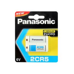 파나소닉 6V 카메라용 리튬 건전지 2CR5, 1개입, 1개
