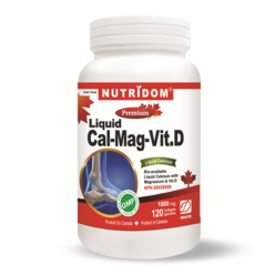 캐나다 액상형 칼슘 마그네슘 비타민D 1000mg 120정 칼마디 영양제 캐나다 직구 영양제 - 카포리아
