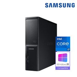 삼성전자 컴퓨터 i7-7700 S7B 사무용 주식용 업무용 데스크탑 슬림PC 본체, 기본스펙 RAM16GB 변경, 삼성 슬림 S7B i7-7700+8GB+240GB