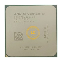 i53570사용 AMD A8-Series A8-3870K A8 3870 3.0 GHz 쿼드 코어 CPU 프로세서 AD3870WNZ43GX 소켓 FM1, 한개옵션0