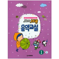 반주곡이 수록된 New 세광 음악교실 1-2, 세광문화, 세광문화 편집부