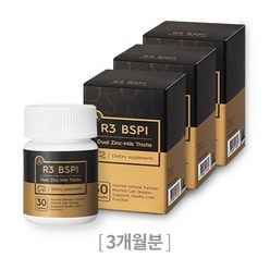 에이필드 R3비에스피아이 듀얼 아연 밀크씨슬 bspi 양태반, 90정, 1개