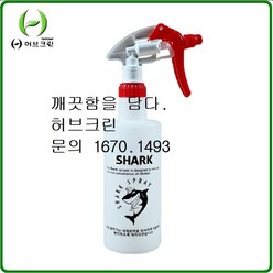 샤크 분무기세트 캐년정품건 500ml, 1세트, 샤크분무기통500ml_블랙