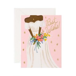 라이플페이퍼 Beautiful Bride Rose Card 웨딩 카드, 단품