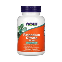 나우푸드 포타슘 시트레이트 구연산 칼륨 180캡슐 Potassium Citrate, ♥180캡슐(식물성캡슐)♥, 1개, 180정
