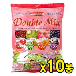 멜랜드 더블믹스캔디, 520g, 10개