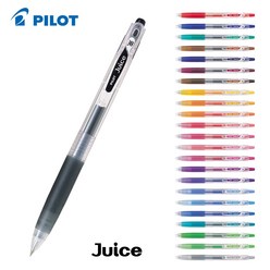 PILOT 파이롯트 JUICE 쥬스 젤잉크 펜 LJU-10 0.38/0.5/0.7/1.0mm, 0.38-P 핑크
