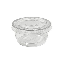 70파이 PET 일회용 소스용기 2oz/60ml 1000세트, 1000개, 1개