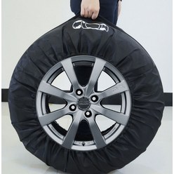 타이어 차량 보관커버 1P 타이어보관백 스페어타이어 휠커버 타이어덮개, 1개