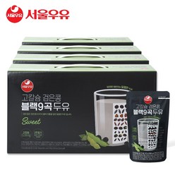서울우유 고칼슘 검은콩 블랙9곡 두유, 190ml, 80개