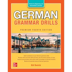 (영문도서) German Grammar Drills Premium Fourth Edition Paperback, McGraw-Hill Companies