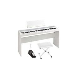 KORGB2 WH 화이트 전용 스탠드 X 의자 세트 전자 피아노 88 건반 코르그