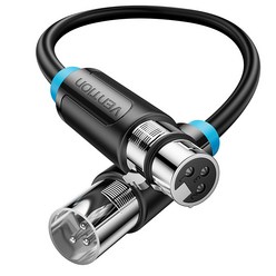 벤션 XLR 캐논 M F 마이크 연장 오디오 케이블 BBF, 15m, 1개