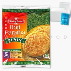 월드푸드 인도 전통빵 브런치 로티 파라타 플레인, 4봉, 325g