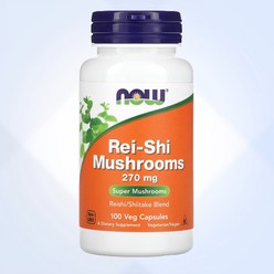 나우푸드 영지 버섯 머쉬룸 표고버섯 추출 100캡슐, 100캡슐 1개