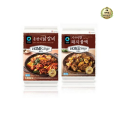 대상 호밍스 춘천식 닭갈비(23인분) + 기사식당 돼지불백(2인분)