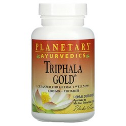 와와마켓 Planetary Herbals Ayurvedics Triphala Gold 소화 기능 관리 아유르베딕스 트리팔라 골드1000mg 120정 1팩
