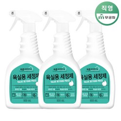 바른세제연구소다목적세제(욕실), 900ml, 3개