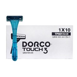 도루코 Touch3 일회용 3중날 면도기, 1개입, 20개