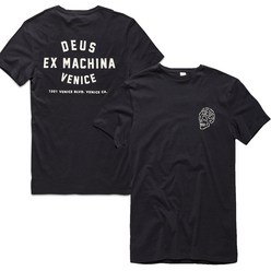 Deus Ex Machina 베니스 티셔츠 남성 코튼 반팔 레저 패션 티