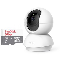 티피링크 Tapo C210(Tapo TC71) 300만화소 360도회전 실내무선카메라 홈CCTV 야간흑백전환, 선택2 Tapo C210(TC71)+메모리카드32G