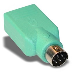케이블메이트 USB(F) to PS2(M) 변환젠더 [CU210] [그린], 단일 모델명/품번