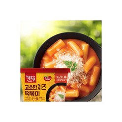 동원에프앤비 동원 고소한 치즈 떡볶이 160g / 편의점떡볶이 간식 컵떡볶이