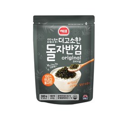 해표 더 고소한 돌자반김 오리지널, 1봉, 300g