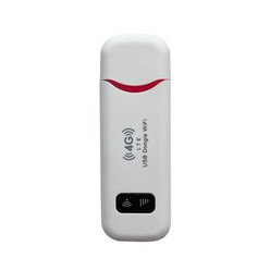 유심 라우터 이동식 와이파이 인터넷 에그 데이터 차량용 4g lte 무선 usb 동글 wifi 150mbps 휴대용 모바일 광대역 모뎀 스틱 sim 카드 4g 무선 네트워크, 흰색 빨간색, 1개