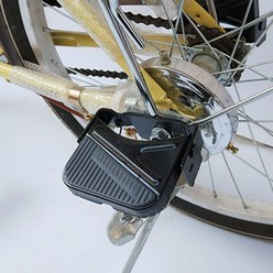 자전거 뒷좌석 접이식 보조 발판 안전 발 받침대 한쌍, 1개