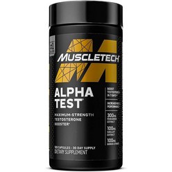 머슬테크 알파테스트 남성용 테스토스테론 부스터 120정 MuscleTech AlphaTest Tribulus Terrestris, 1개