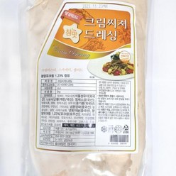 평강 참맛 크림씨저 드레싱 2kg, 1