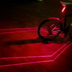디빅 스파이더 투빔 레이저 자전거 후미등 라이트, 단품, 1개