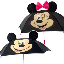 나린키즈 미키미니 윙크 입체 47 수동우산 아동우산 어린이 안전 자동 디즈니 캐릭터 장마용품