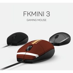 FKMINI 3 미니옵 게이밍 마우스 AGM-M6P, 블랙