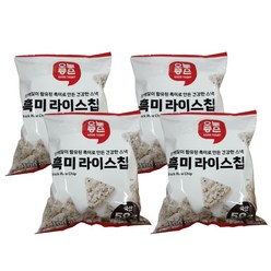 흑미 라이스칩 100g x 4개 튀기지않은 바삭한쌀과자 Rice Chip, 1개