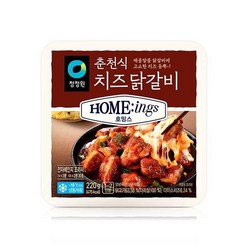 청정원 호밍스 춘천식 치즈닭갈비 220g 야식메뉴 저녁반찬 자취요리, 1개